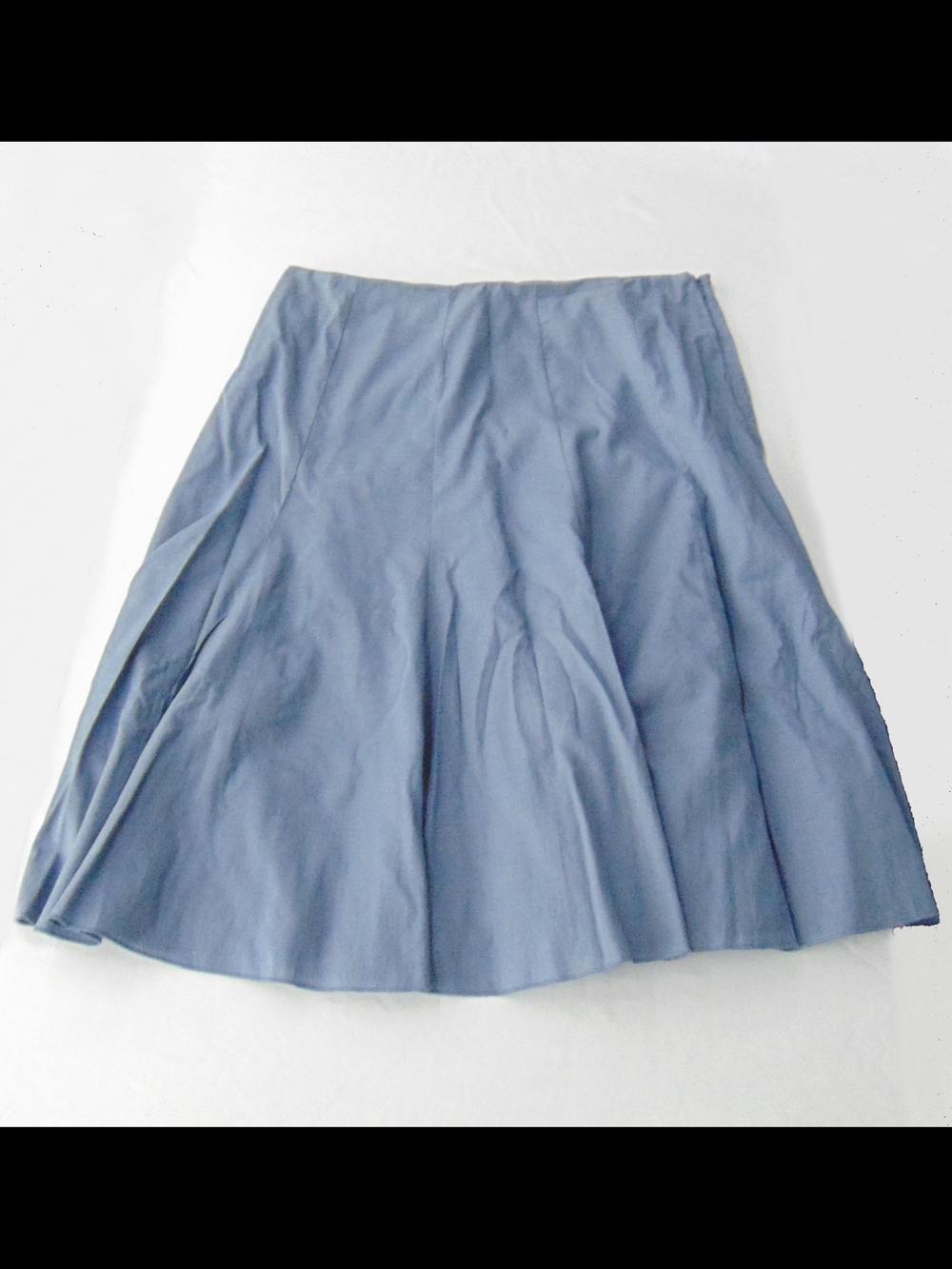 New York & Company Blue A-Line Skater Skirt